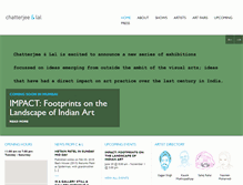 Tablet Screenshot of chatterjeeandlal.com